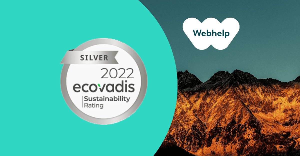 Inspanningen Webhelp op het gebied van ESG beloond met Zilveren Medaille Ecovadis